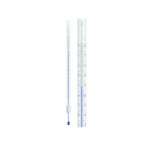 Amarell Thermometer Ground Glass Joint Charge Blue Colour Corpus 300mm Measuring Range -10 to +250:1°C – MAS 5469